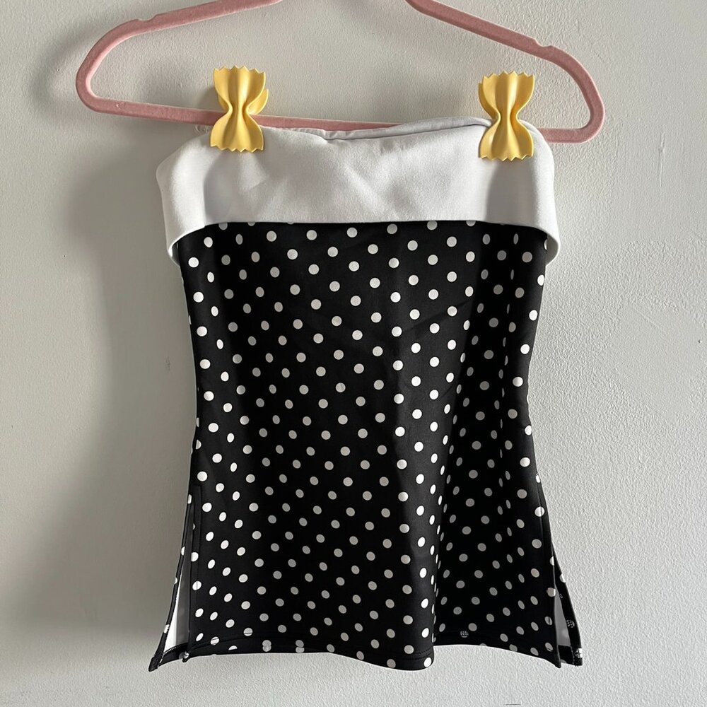 Energie Polka Dot Strapless Top